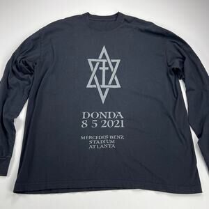 Kanye West Donda 8-5-2021 Mercedes-Benz Stadium Atlanta Tour Shirt Size L/XL